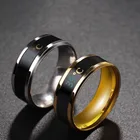 Модное кольцо с умным датчиком температуры тела кольцо из нержавеющей стали Отображение температуры в реальном времени кольца на палец для женщин мужчин подарок