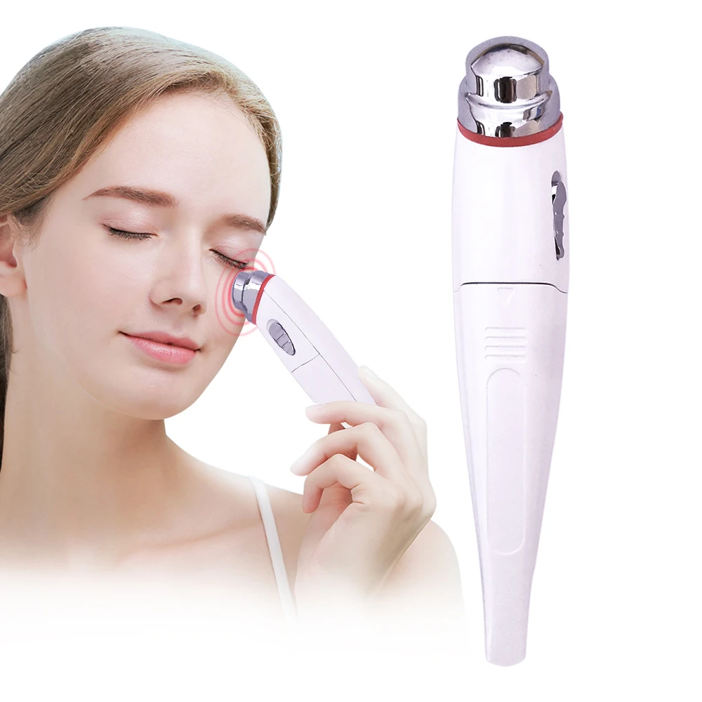 

Электрический массажер для глаз, вибрирующий портативный прибор для ухода за кожей вокруг глаз, удаления темных кругов и морщин, термотерап...