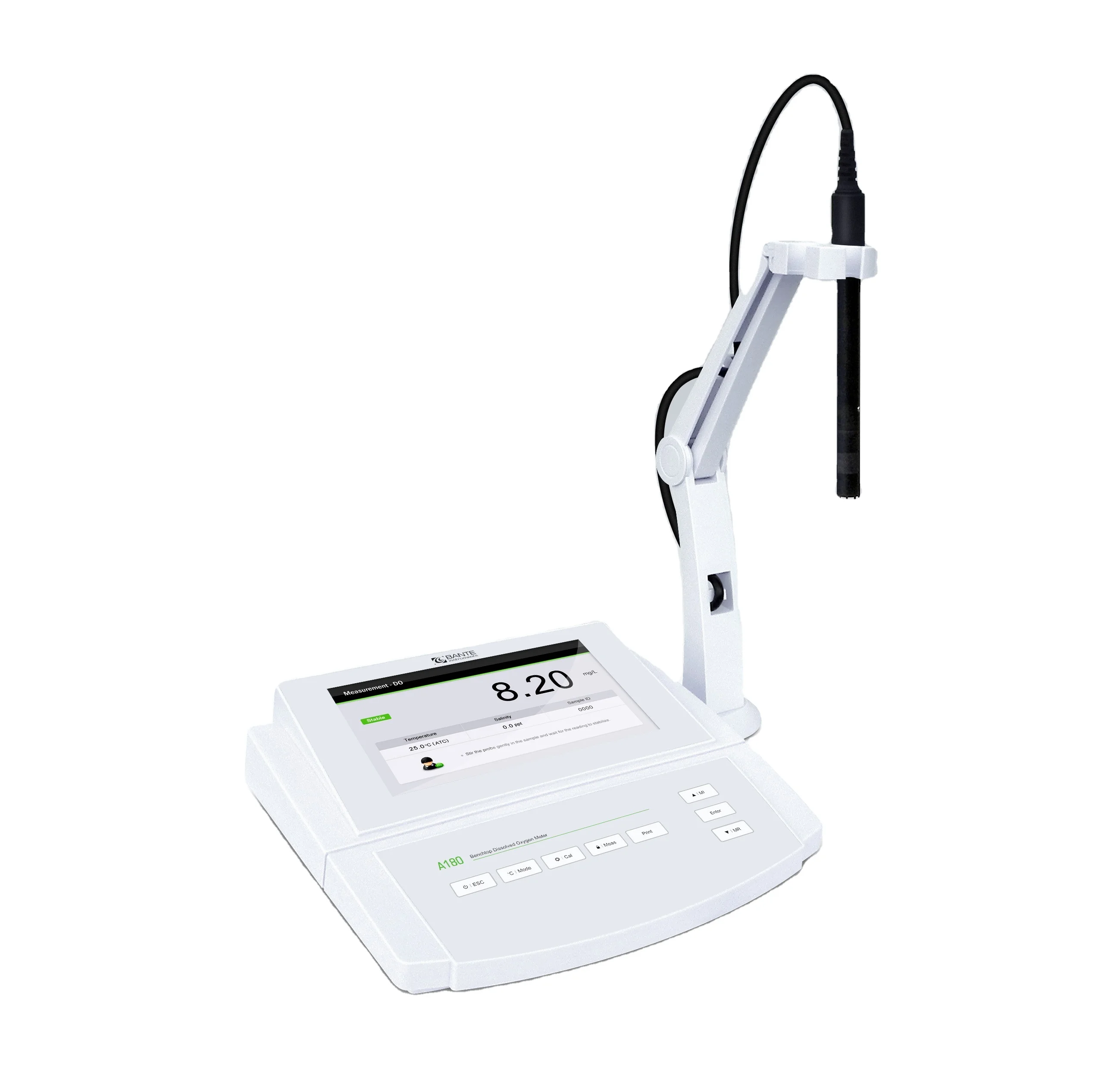 Benchtop digital water DO/BOD Meter dissolved oxygen meter for water testing using electrode with big LCD screen