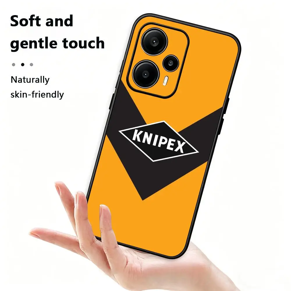 Фото Чехол для телефона knipex для Xiaomi Redmi17 14C 13C 12C Note 15 14 13 12 Pro Plus S, мягкий черный чехол для телефона. №2