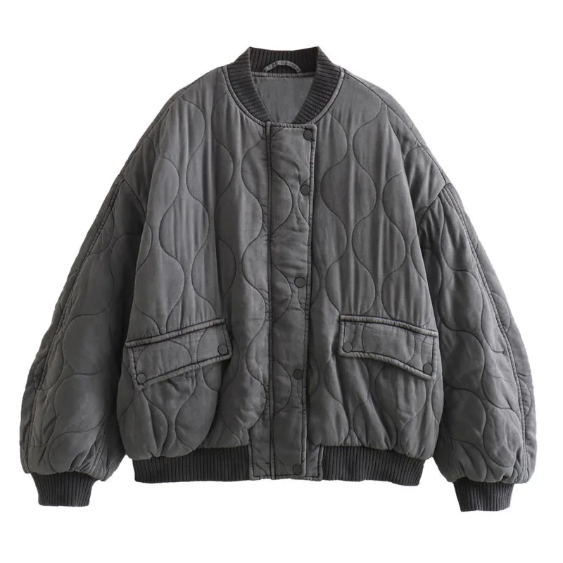 Хлопковое пальто свободного кроя