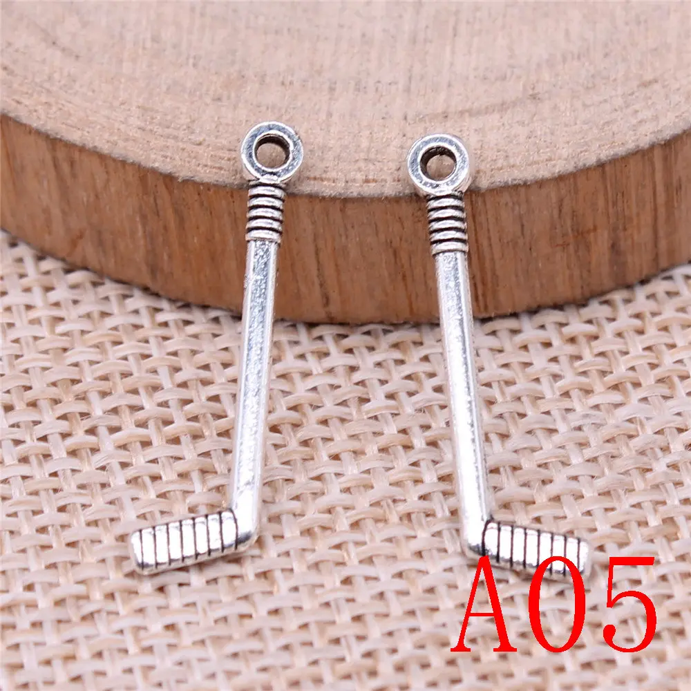 New Arrival Ice Hockey Golf Charms For Jewelry Making Gifts Women |