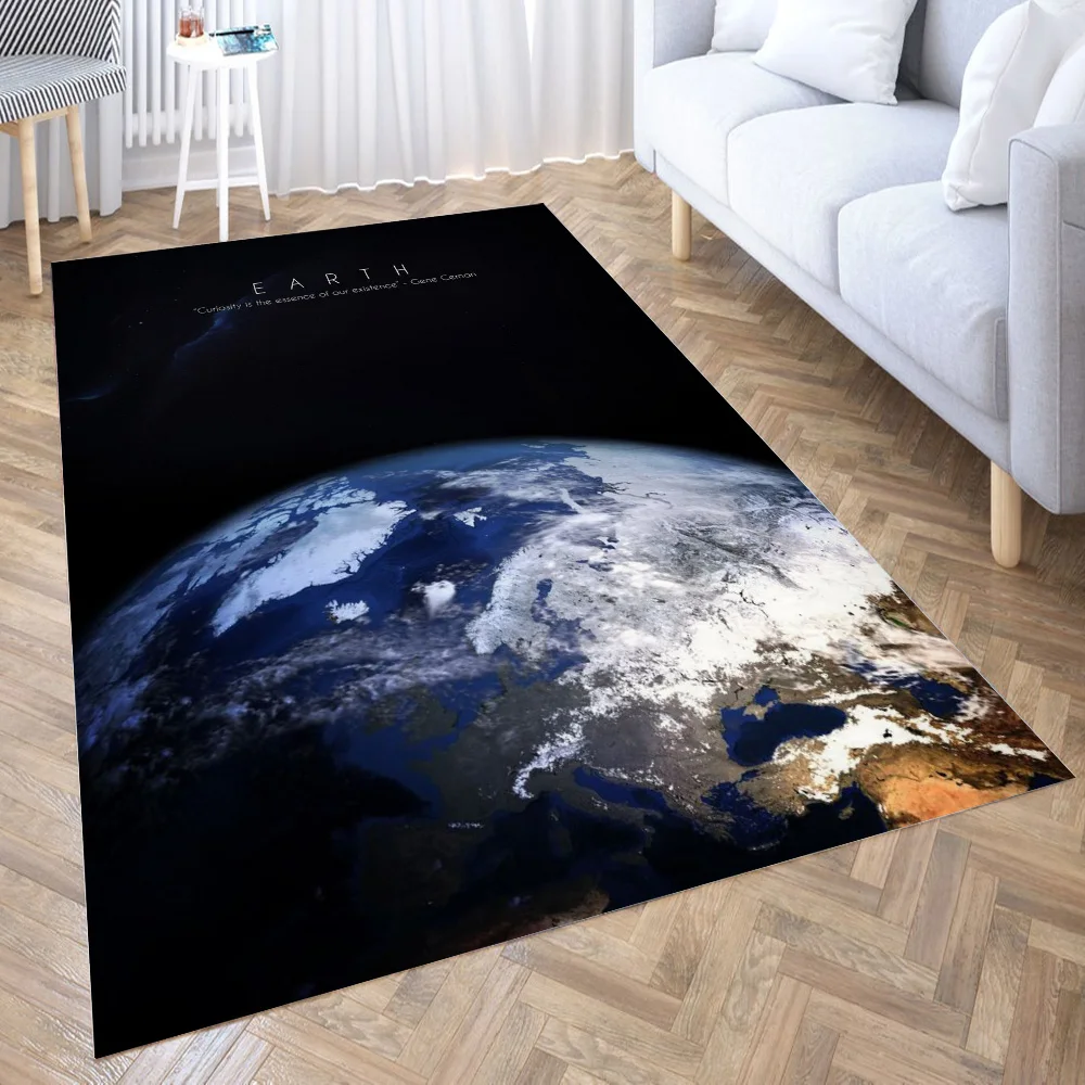 

Earth Carpet for Living Room Rug Children Bed Room Floor Carpets Window Bedside Home Decor Rugs Mat