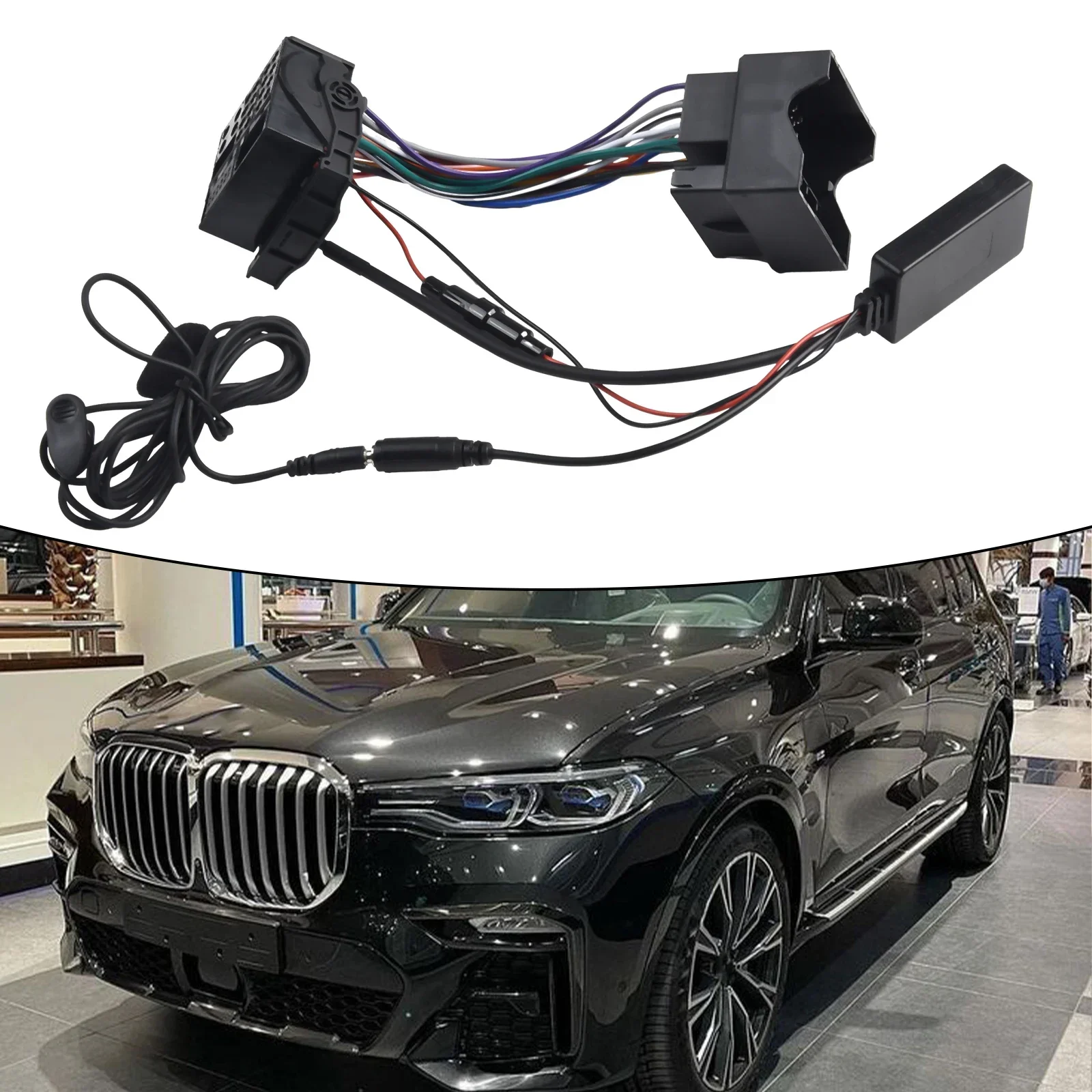 Новый для BMW E83 X3 радио Bluetooth-совместимый AUX IN Audio 12pin 5-12V 27CM кабель-адаптер MINI