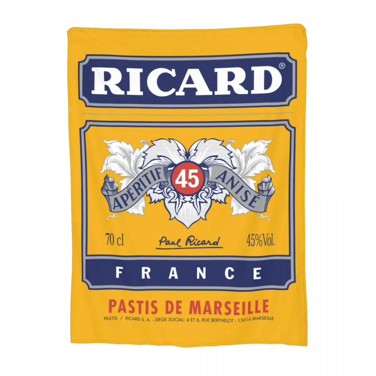 

Ricard, французское одеяло, супер теплое одеяло для отдыха, постельное белье, Дорожный Коврик