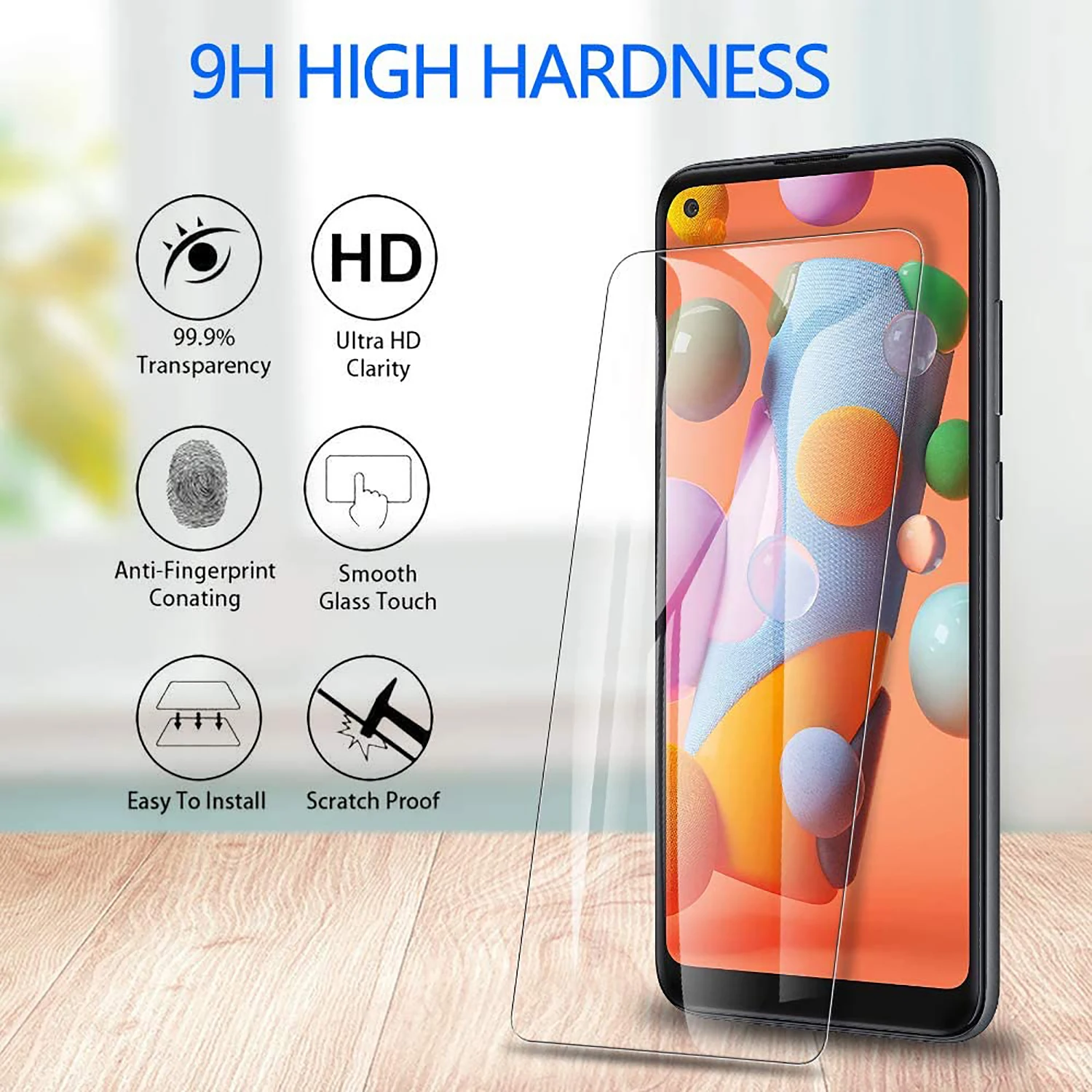 2 шт./4 шт. 9H закаленное стекло для Samsung Galaxy A11 M11 Защитная стеклянная пленка экрана