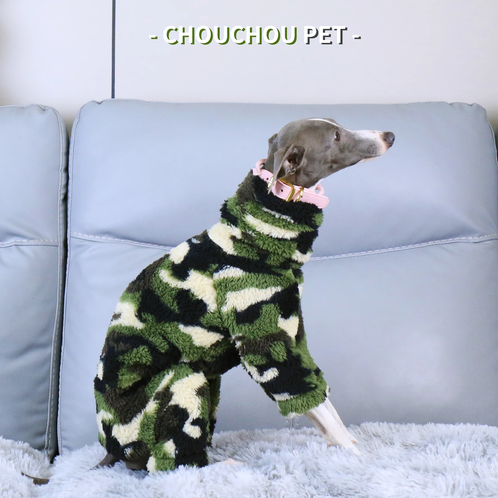 Зимние пижамы для щенков мягкая и удобная камуфляжная одежда собак теплая с