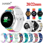 Ремешок силиконовый для Samsung Galaxy Watch 4 Band Active 2 S3 S2 42 46 мм, браслет для Samsung Galaxy GT2e GT2pro Amazfit Bip GTS GTR, 20 мм 22 мм