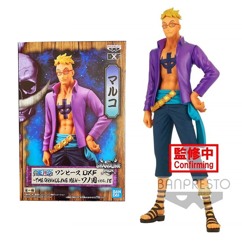 

Bandai Genuine ONE PIECE Anime Figure DXF Wano Country Marco Collection Model Ornament Anime Action Figure Toys for Children