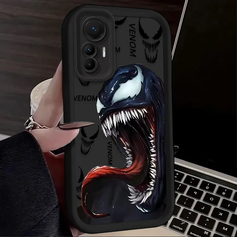 Фото Мягкий чехол Cool Marvel Venom для Xiaomi Poco X7 X6 X5 X3 NFC F7 F6 F5 F3 M7 M6 Pro 4G 5G Mi 12 11 Lite NE 5G 13T 12T 11T 14T Pro №4