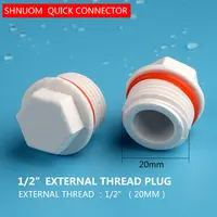 1/4 Hose Fitting Plumbing Fittings for Water Pipe Quick Connector 3/8 Filter Attachment Valve Family RO System Home Improvement