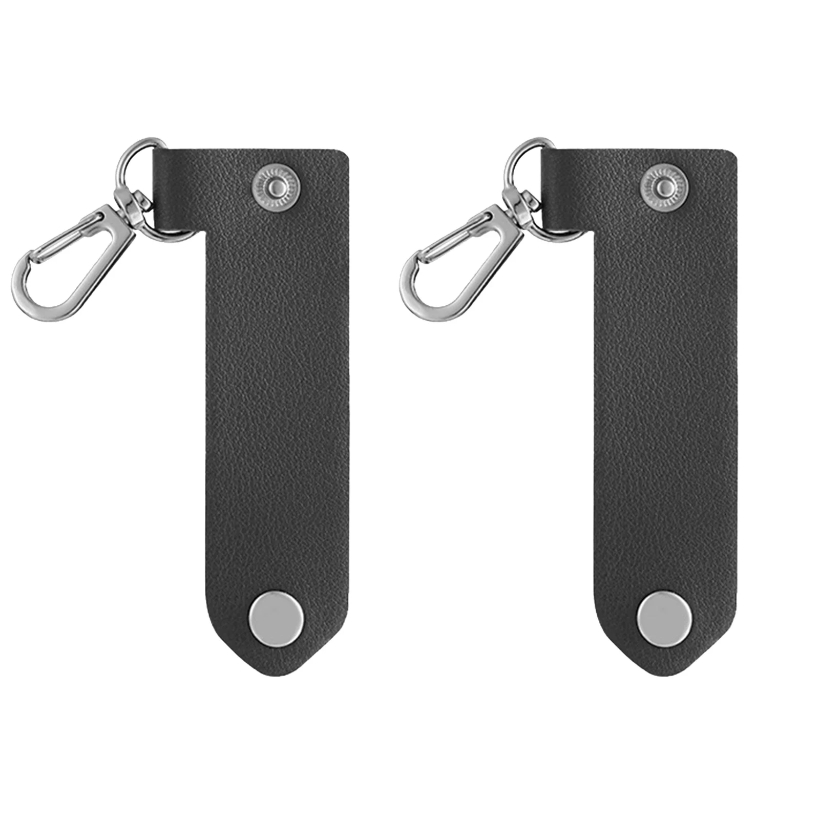 

Простой мини-брелок из ПУ кожи, быстроразъемный прочный кожаный, из цинкового сплава, хороший подарок на день рождения, годовщину, белый/сер...