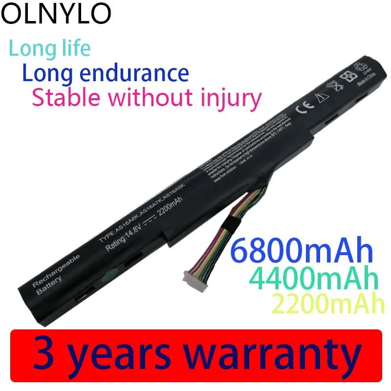 

Аккумулятор для ноутбука Acer Aspire E 15 E5-475 E5-575 E5-575T E5-575TG E5-576 E5-774 F5-573 F5-771 asas16a8k AS16A5