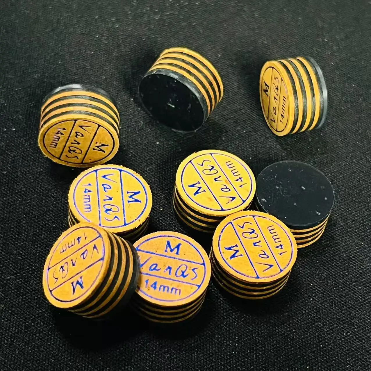 VanQs кожаный наконечник для бильярда 14 мм