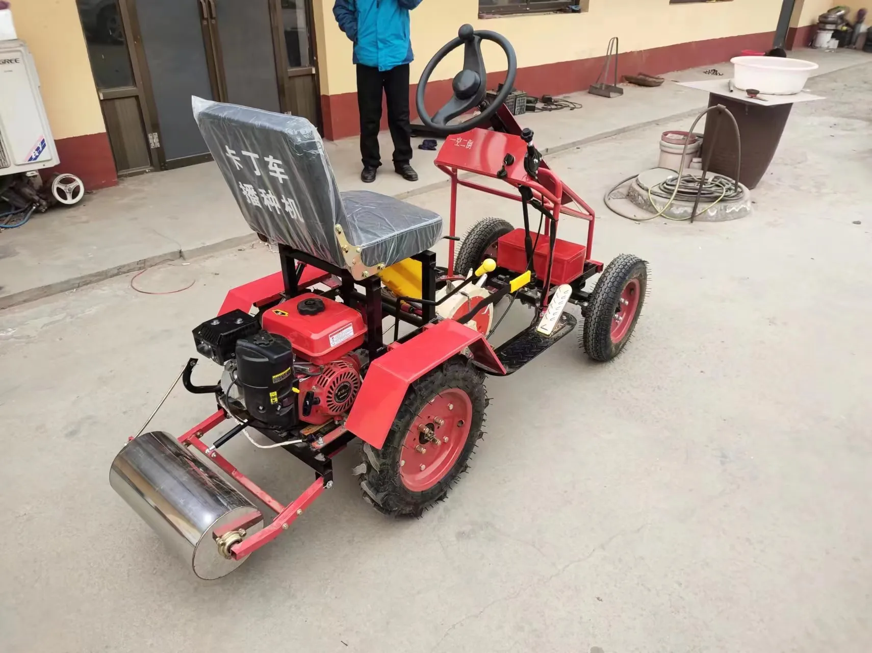 Прямые продажи с завода Qingke легкая и эффективная ездовая сеялка