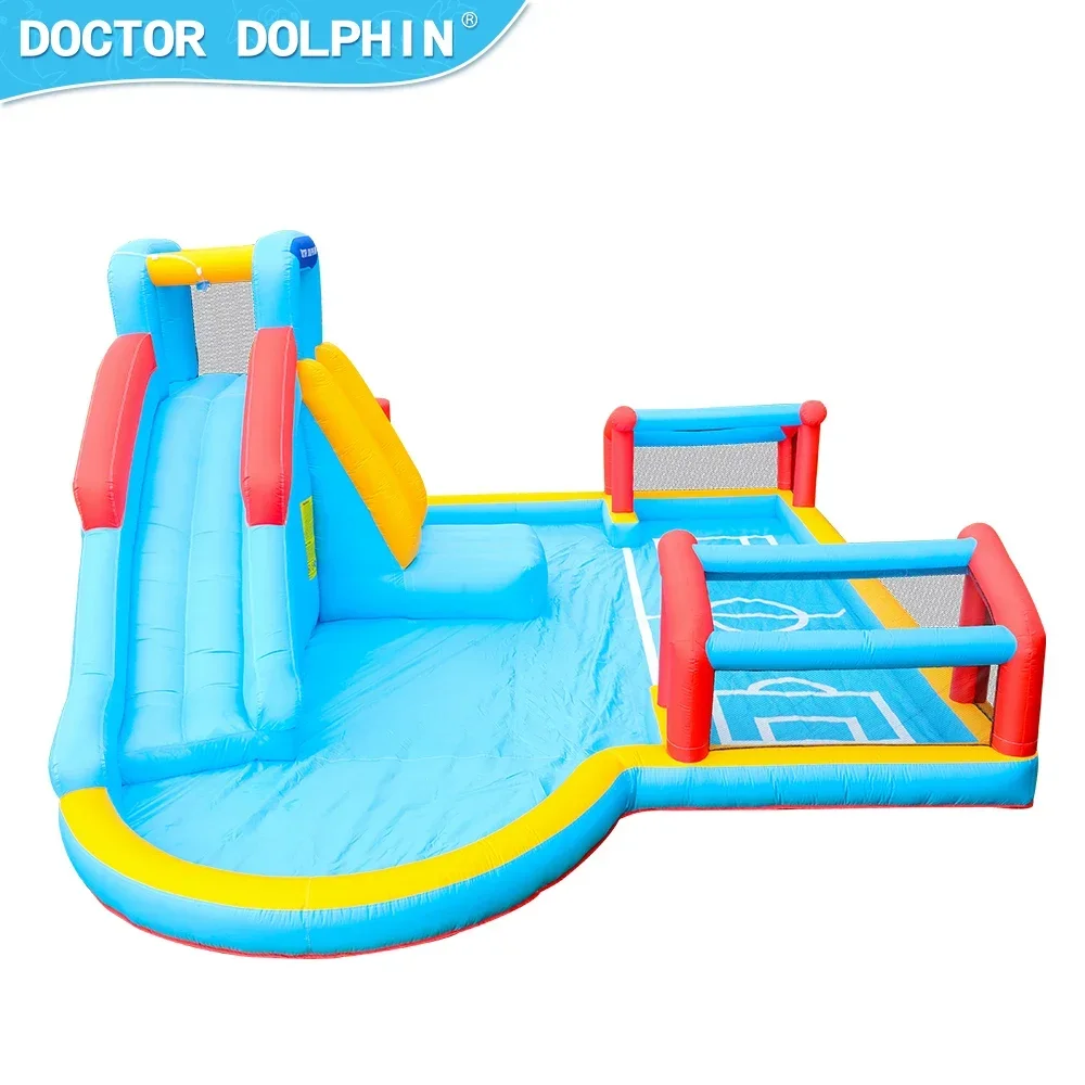 Производитель BSCI Waster Slide House Прыгающий большой отскок боевой курса препятствий