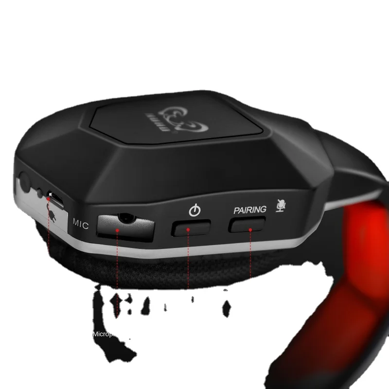 HUHD's New N9U Wireless Gaming Headset HIFI Stereo Pluggable Microphone Long Endurance Esports Headset enlarge
