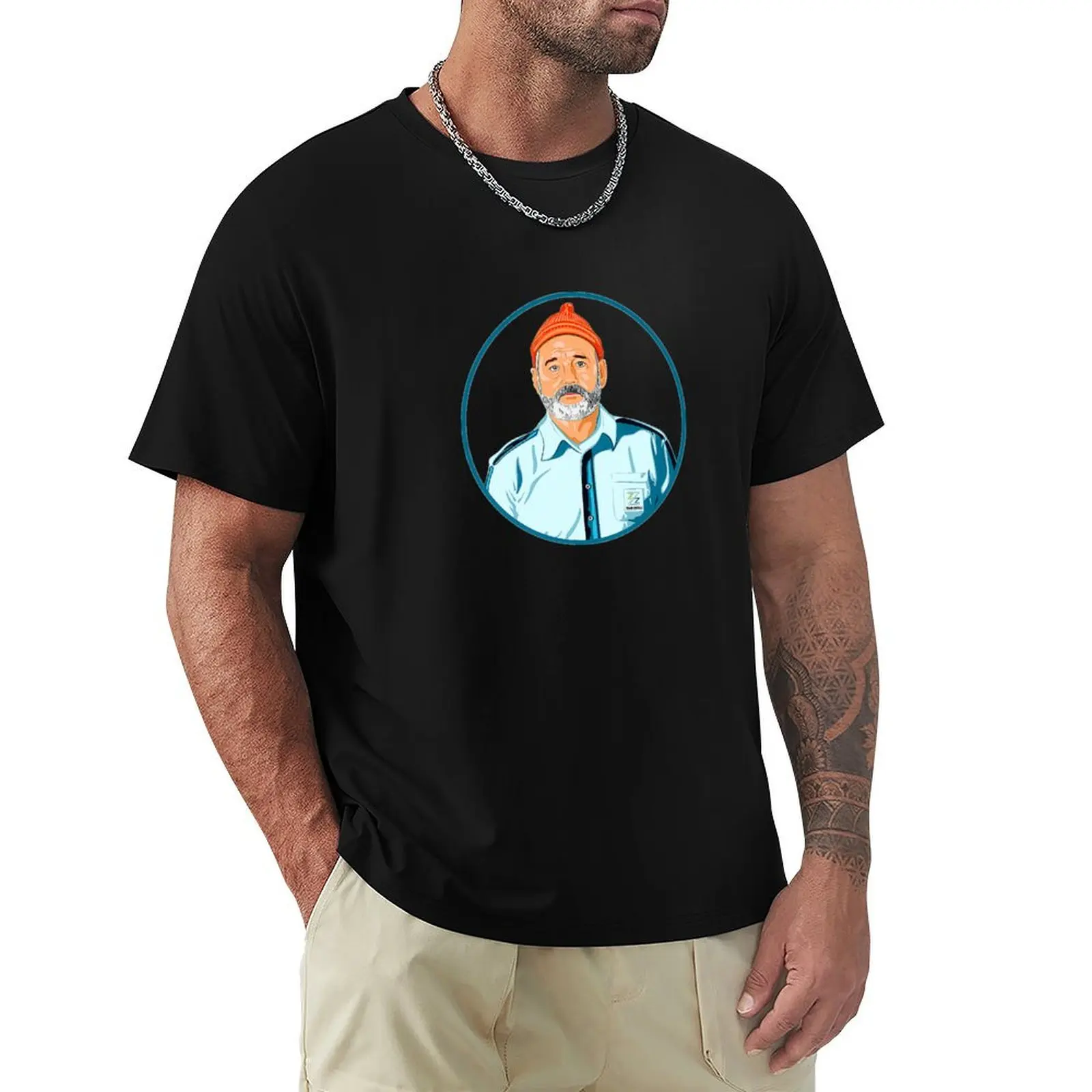 Фото Футболка Steve Zissou для работы на открытом воздухе с короткими рукавами №1