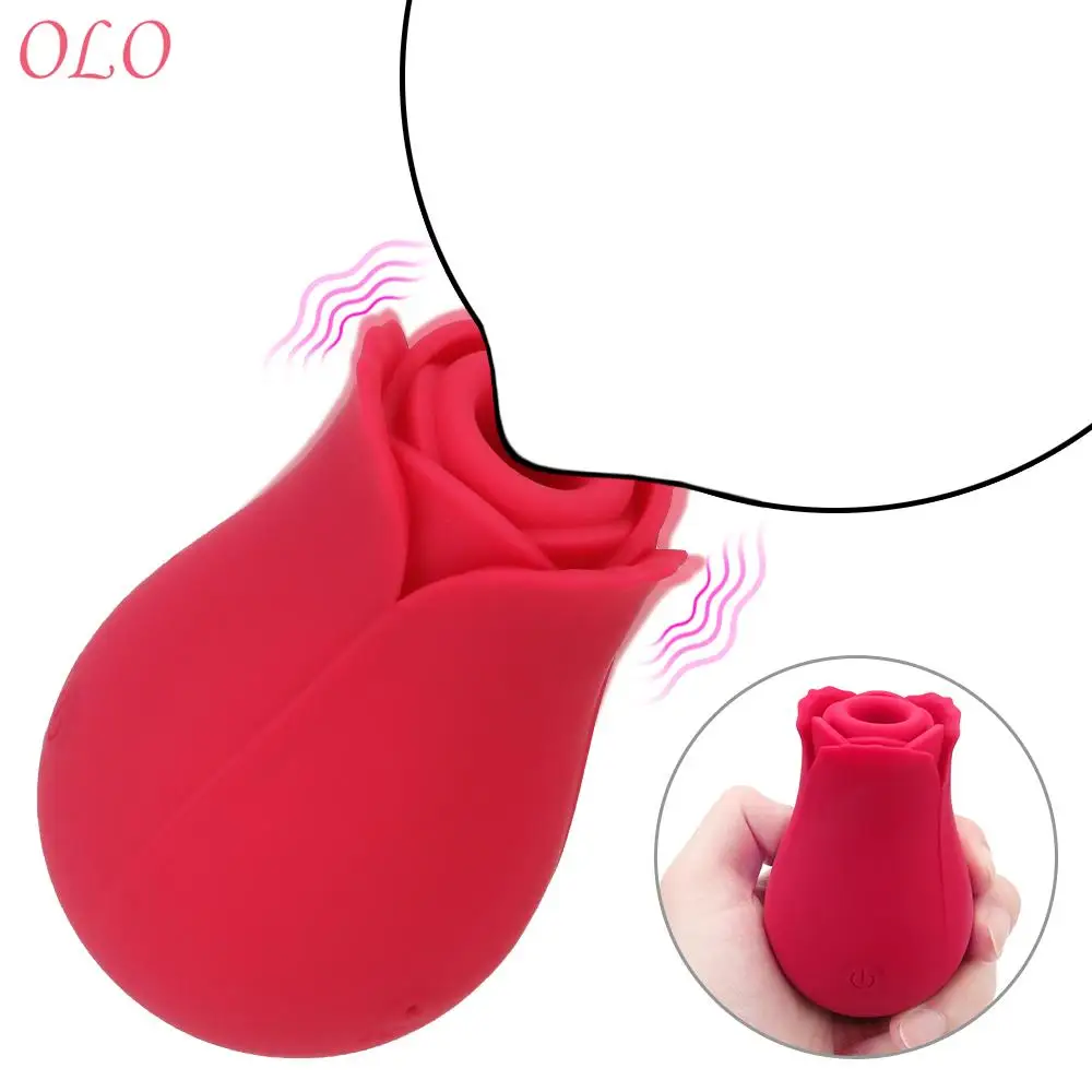 

Vaginal Sucking Vibrators Adult Sex Toys Products Oral Nipple Sucker Intimate Good 10 Speeds Rose Shape Clitoris Stimulation