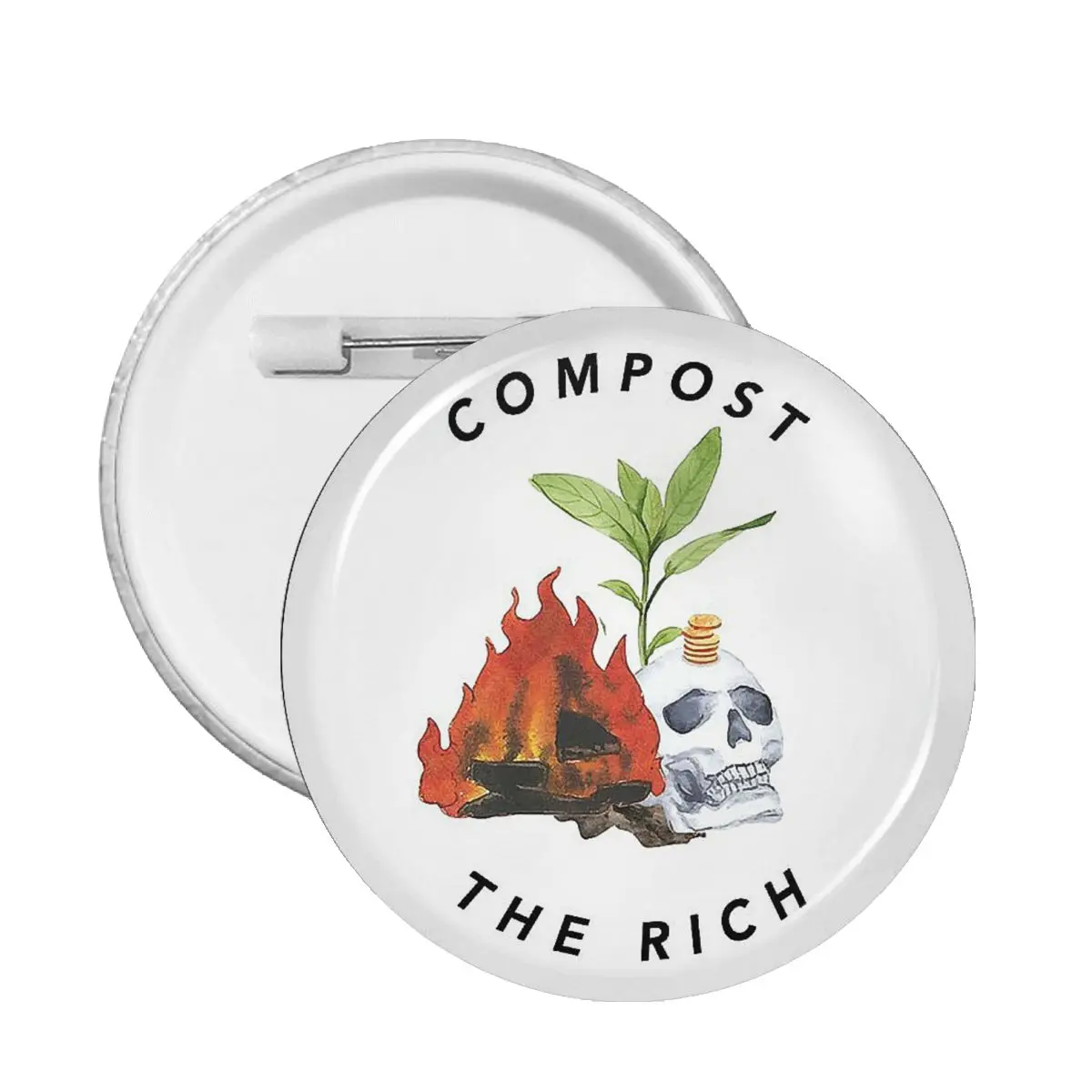 

Широкая булавка для рюкзака, металлическая настраиваемая брошь