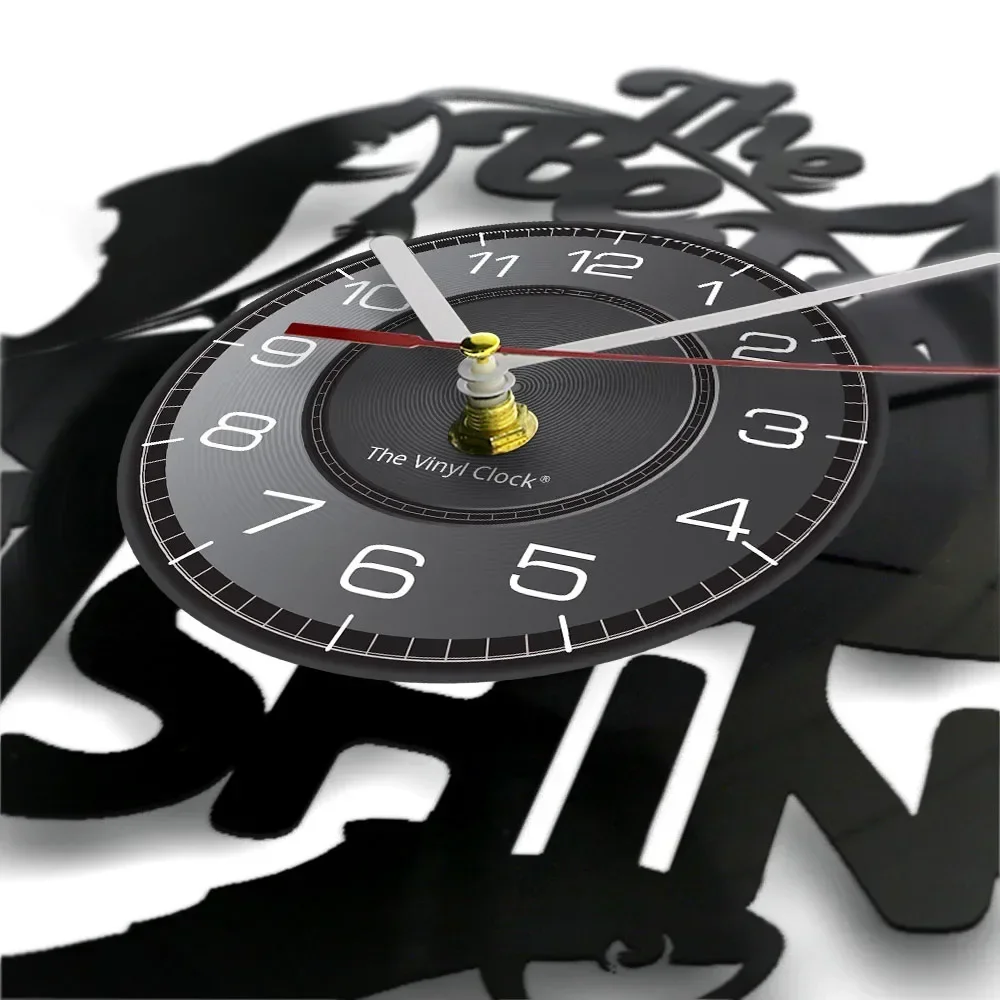 Настенные часы для рыбалки с лучшим силуэтом активного отдыха большой рыбой