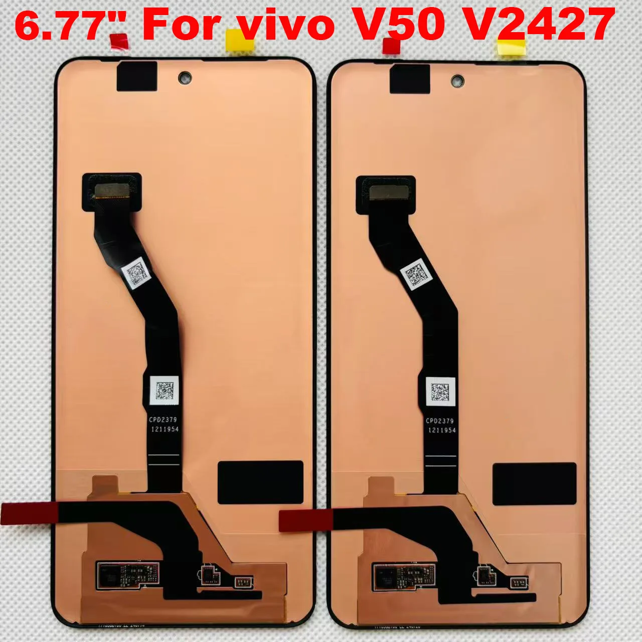 V2427 Color 6,77 ''AMOLED оригинальный 120 Гц для Vivo V50 V2427 ЖК-дисплей с ...