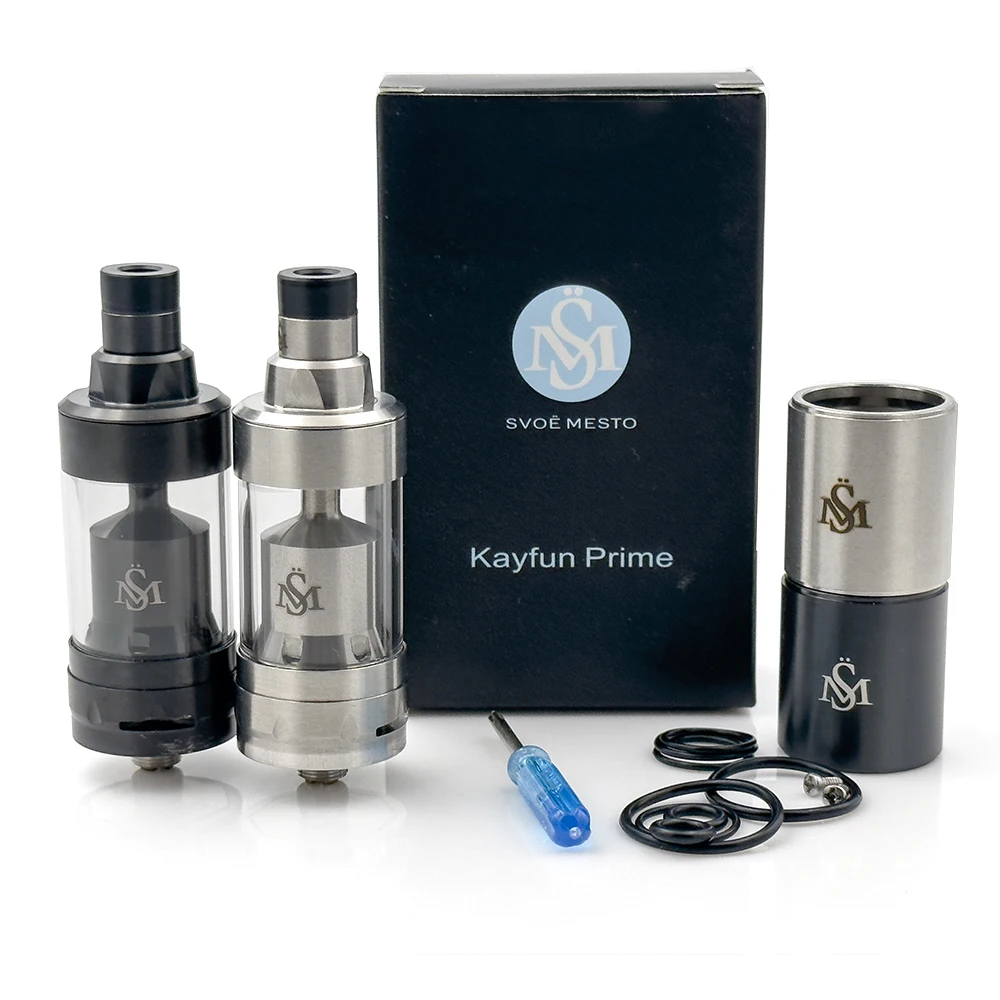 

Обслуживаемый атомайзер для вейпа RunVape Kayfun Prime RTA Tank 22 мм MTL Coil 316SS 5 мл Kayfun V6