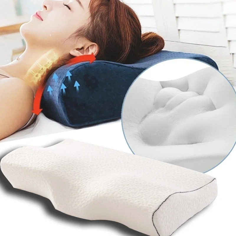 

Memory Care Rebound Pillows Health Slow Orthopedic Size Protection Magnetic Foam Latex In Pillow Neck Cervical Bedding