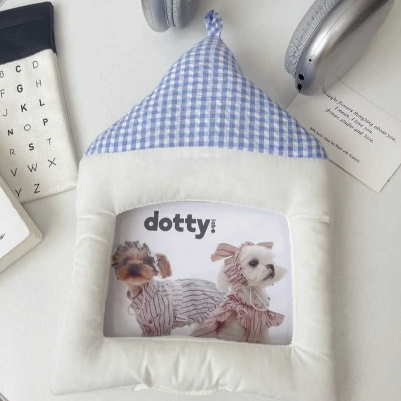 

Хлопковая фоторамка в форме дома