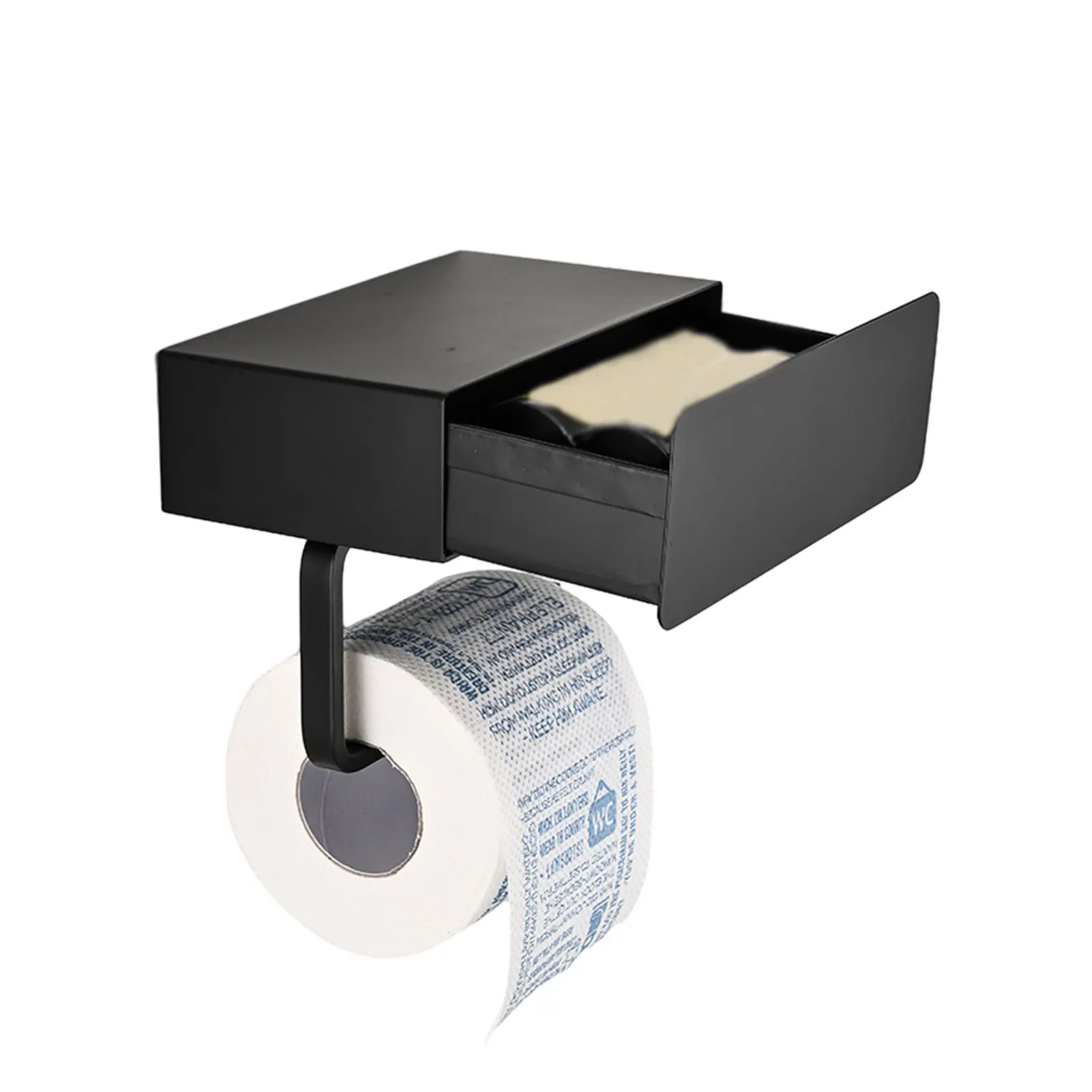 

Toilet Paper Holder With Wipe Storage Shelf Wall Mount Roll Toilet Tissue Holder For Bathroom Rustproof Stainless Steel Toilet