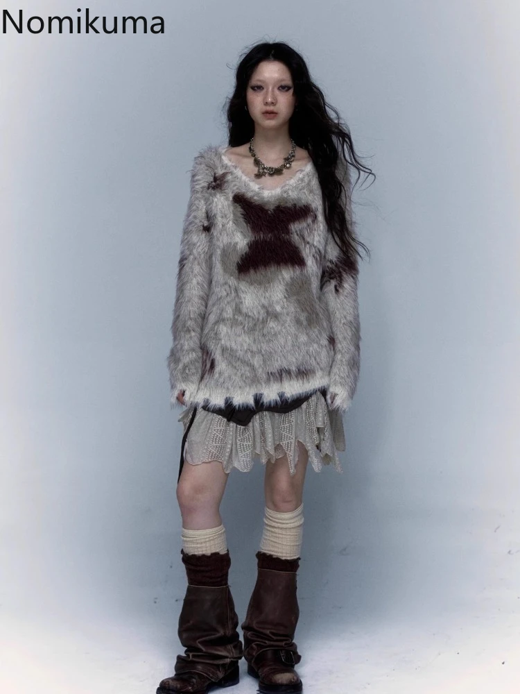 Осенне-зимняя одежда пуловеры для женщин женский Модный корейский джемпер