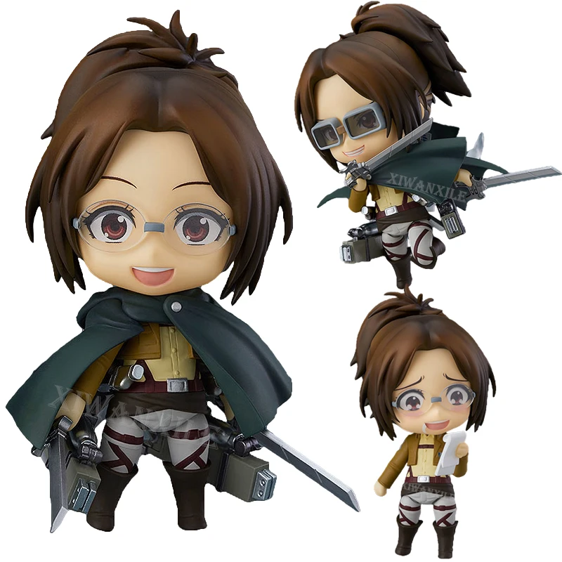 

#1123 Hange Zoe Attack on Titan Anime Figure Hanji Shingeki no Kyojin Action Figure #775 Erwin Smith Figure Collectible Doll Toy