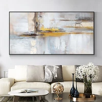 handmade large size abstract oil painting with gold foil on canvas modern painting wall art picture for home decor no framed