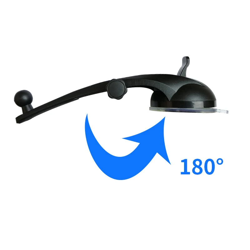 Plastic Car Telescopic Long Arm Bracket Ball Suction Cup Base Auto Mobile Phone Support images - 6