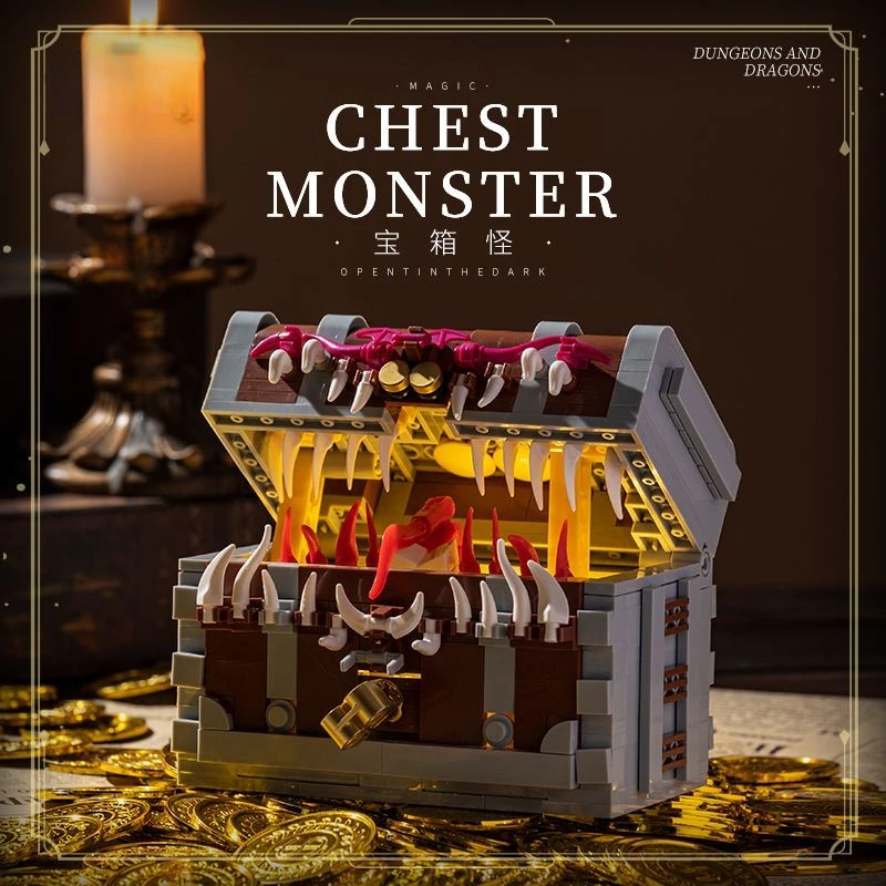 Подземелья и драконы Monster Treasure Chest строительные блоки детские развивающие