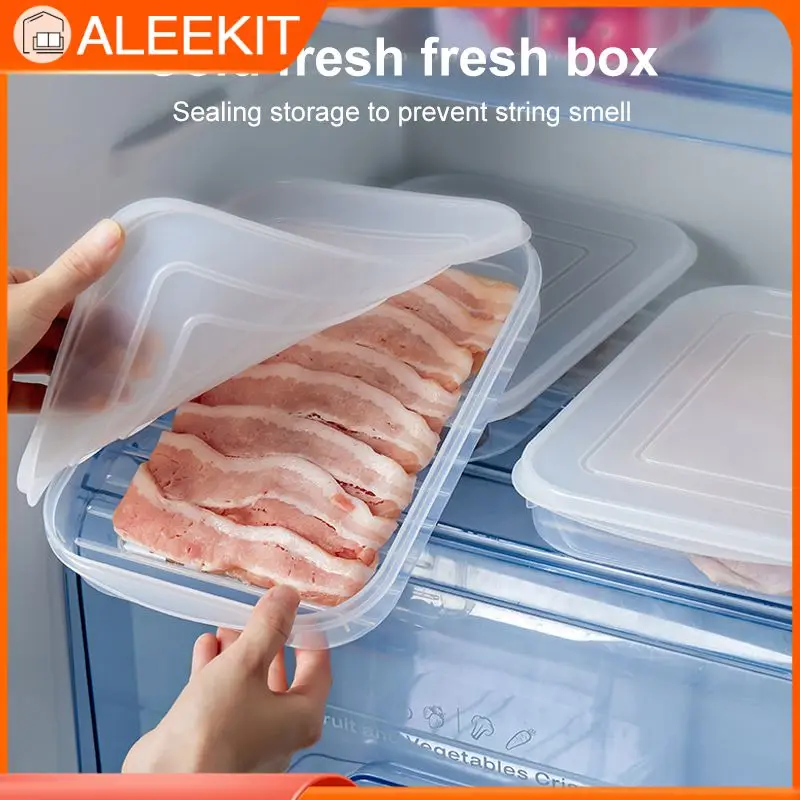 

Preservation Box Fresh-keeping Portable Cheese Box Freezer Organizers Storage Box Transparent Fruit Vegetable Refrigerator