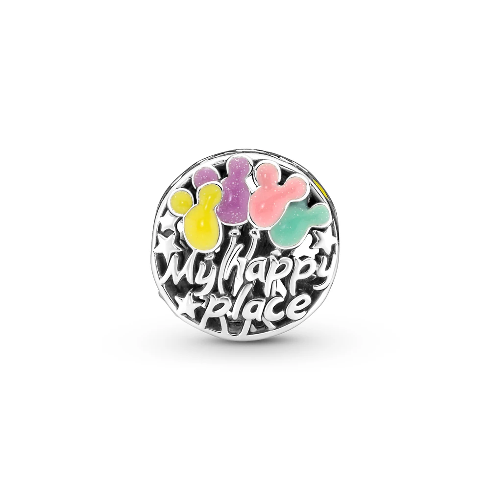 Pandora-Pendentif Minnie Magic PleCastle pour femme, perles de crâne 7,5, bijoux doux, bracelet et collier à faire soi-même, argent 925 2