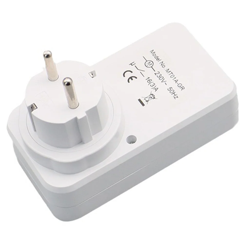 

1pc ABS Smart Socket Timing Socket 3 Holeso Verload Protection For Home Office Travel Phones Cameras Laptops Switch Parts