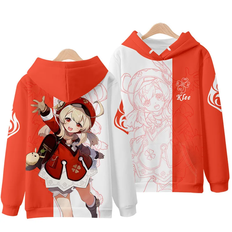 

2022 popular animation Genshin impact hot shogunate Cosplay Hoodie men's and women's street fashion Pullover