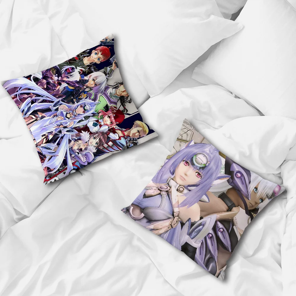 Фото Game X-X-Xenosaga E-Episode Comfortable soft Pillow Case for Sofa Living Room Home office Decor and Protective Covers №5