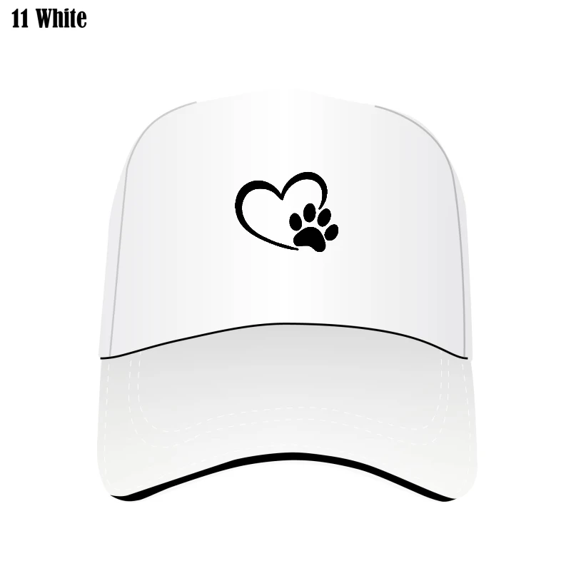 

Women Dog Paw Love Pet Flower Mesh Fashion Printed Summer Lady Womens Baseball Cap Caps Bill Hats Cap Bill Hat Lovely Custom Hat