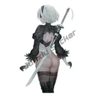 Милая сексуальная девушка нинейер Automata 2B декоративная аниме наклейка на автомобиль Стайлинг Наклейка Бампер Окно ноутбук декоративные аксессуары KK13 * 10 см