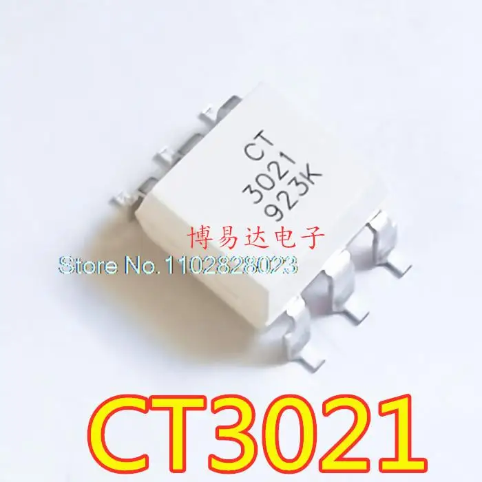 

20PCS/LOT CT3021(S)(T1) SMD-6 MOC3021 CT3021