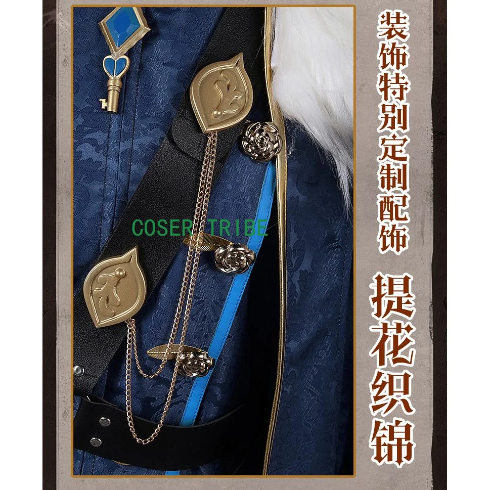 COSER TRIBE Identity V Alva Lorenz Pustelnik Косплей Костюм Cos Game Аниме Вечеринка Униформа Хэллоуин