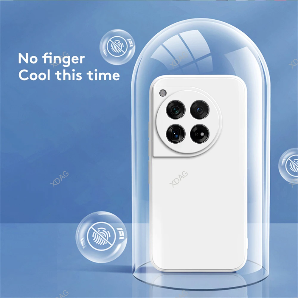 Оригинальный чехол для телефона OnePlus 12 12R 5G аксессуары мягкий классический