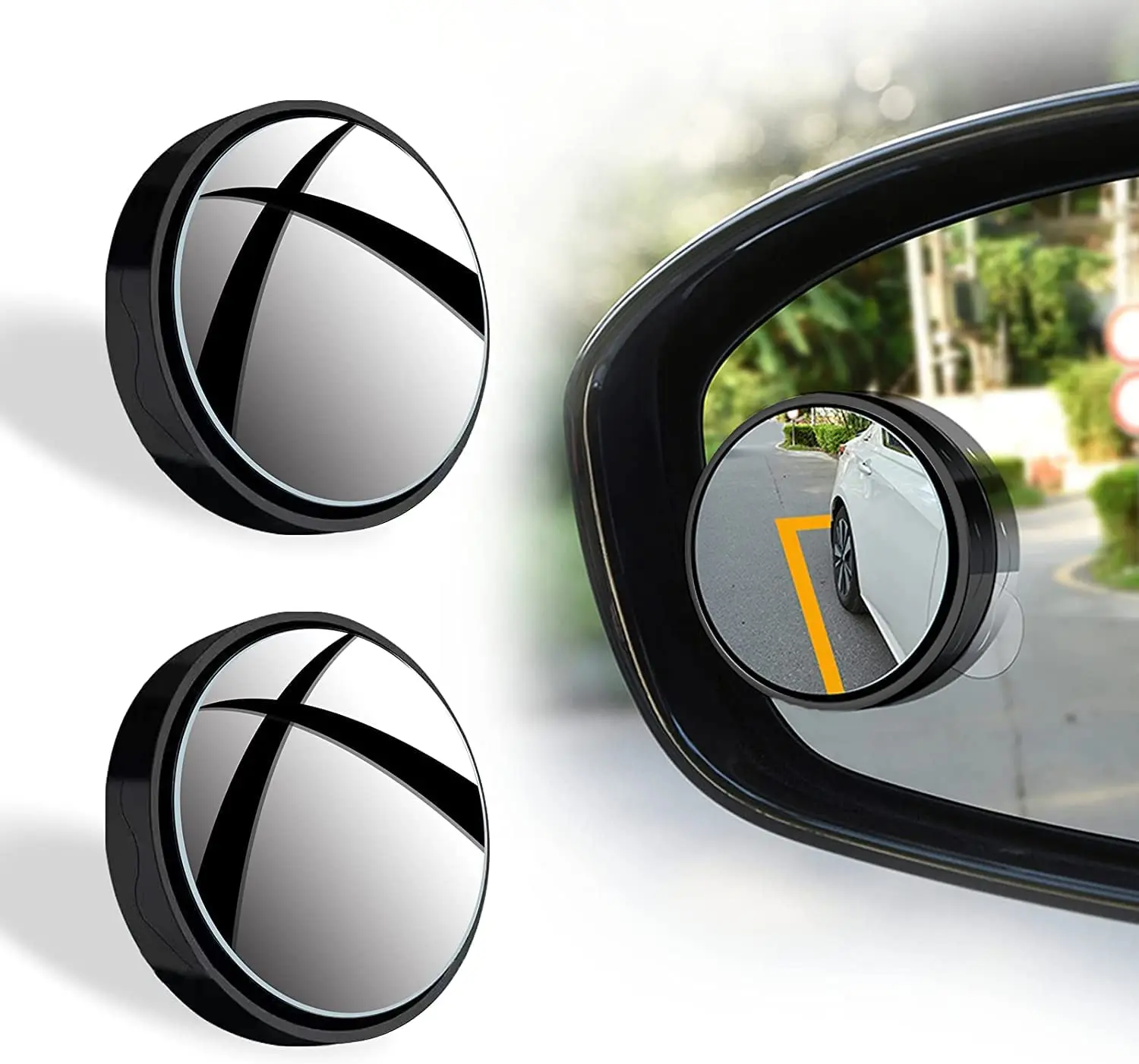 

Автомобильное зеркало заднего вида для слепых зон, регулируемое на 360 градусов широкоугольное круглое обратное вспомогательное выпуклое зеркало заднего вида высокого разрешения