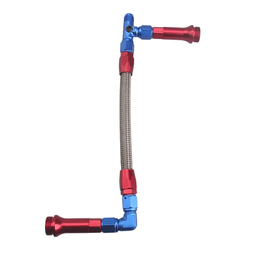 AN6 6AN двойная подача топливная линия для карбюратора Holley 4150 Carb из нержавеющей