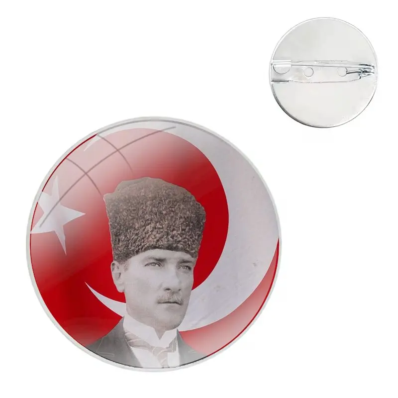 Значок для одежды украшение рюкзака Подарочный флаг Турции Анталья Мустафа