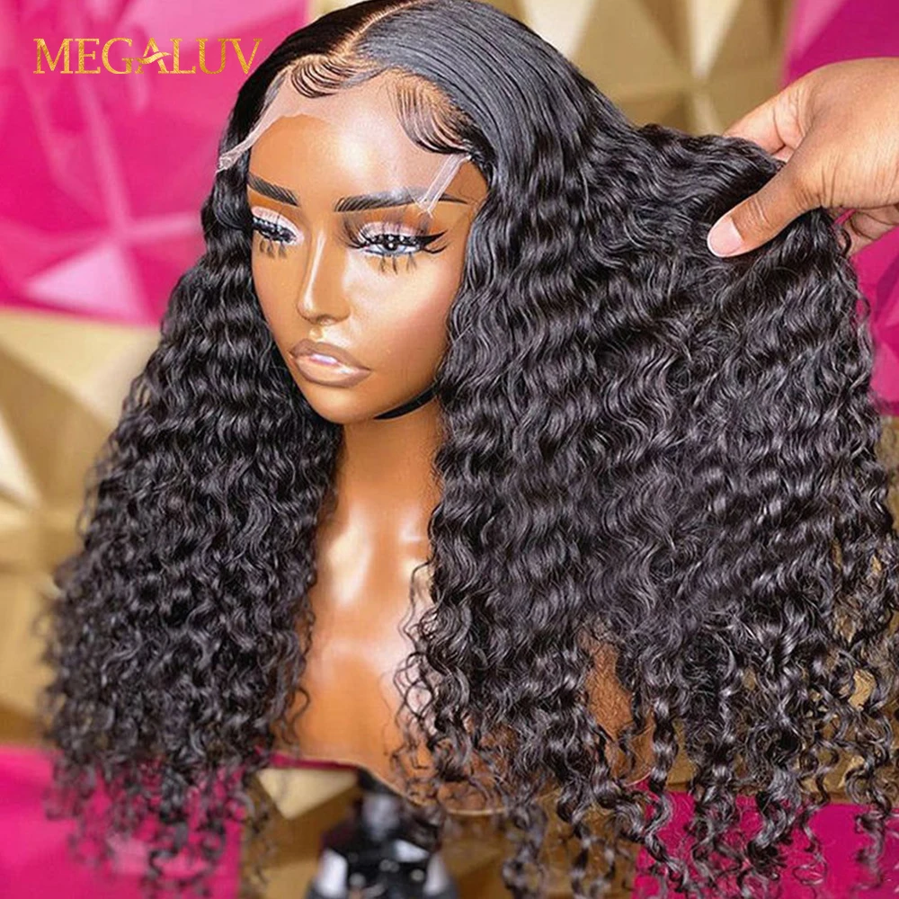 

28-дюймовые глубокие волнистые кружевные передние Искусственные парики HD прозрачные 13x 6 кружевные передние предварительно выщипанные с детскими волосами 100% Remy человеческие волосы для женщин