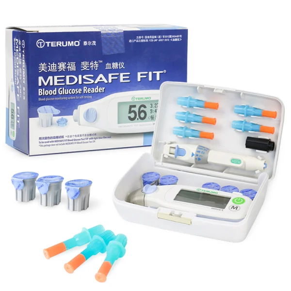 Фото Terumo Medisafe Fit уровень глюкозы в крови Reader FIT Meidi Saifu, импортированный из Японии Измеритель уровня глюкозы в крови для диабета №3